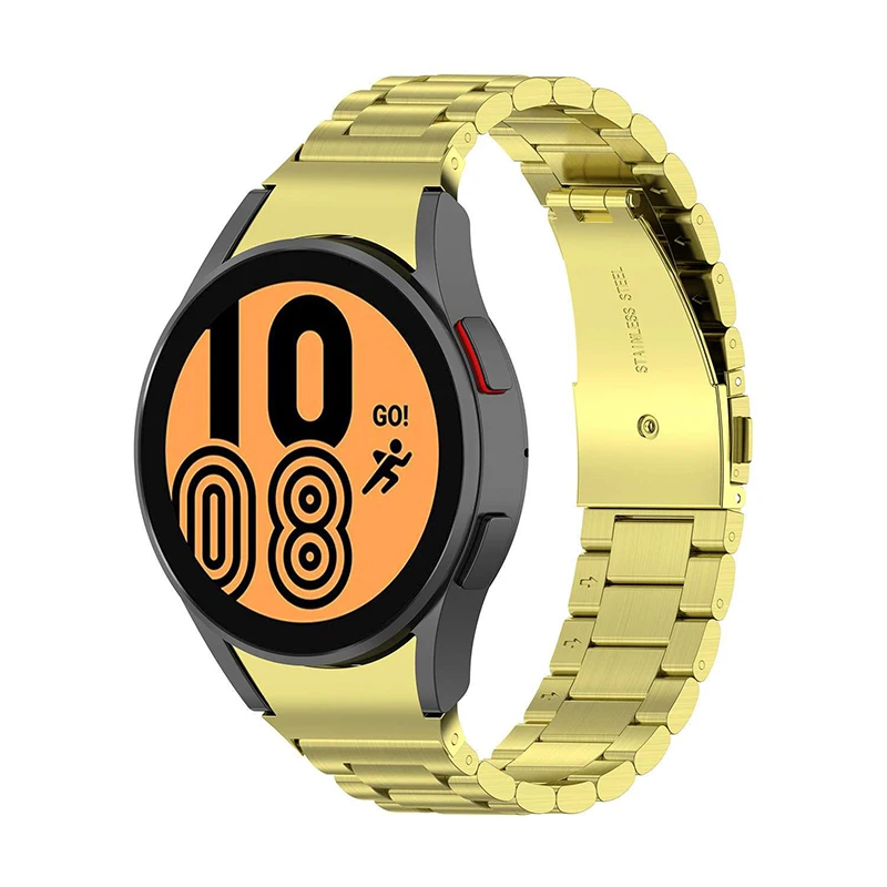 20mm strap For samsung Galaxy Watch 4 40mm 44mm smartwatch Stinless steel metal bracelet for correa galaxy 4 classic 42mm 46mm