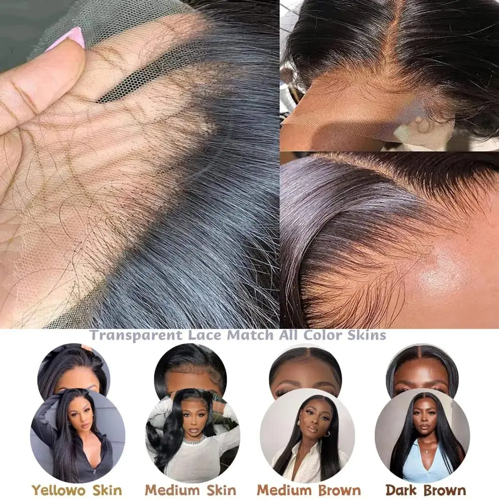 13x6 Lace Front Wigs Human Hair Body Wave Lace Front Wigs Human Hair Body Wave Frontal Wig for Black Women 220 Density 32inch