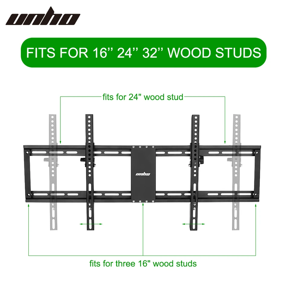 TV Wall Mount Bracket 32-85 Inch - Tilt LCD LED Mount Holds Up To 60kg, VESA 800x400