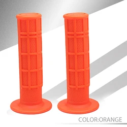 Durable Universal Rubber Handlebar Grips (Orange)
