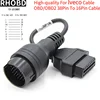 Hot sales OBD2 Cable for IVECO 38Pin Obd 16 Pin Connector Cable 38 PIN Truck Heavy Duty Trucks Diagnostic Extension Cable Plug 1
