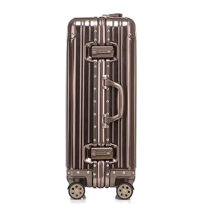 thumbnail image 1 of KLQDZMS maleta de cabina caja de embarque de aleación de aluminio y magnesio 20 "24" 26 "29 pulgadas cubierta de carrito de gran capacidad equipaje de negocios, 1 of 4