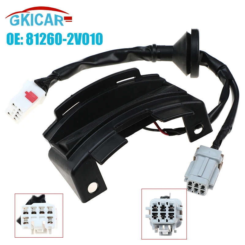 

81260-2V010 6+6 Pins Tailgate Rear Trunk Opening Switch Button 812602V010 For 2011- 2016 Hyundai Veloster