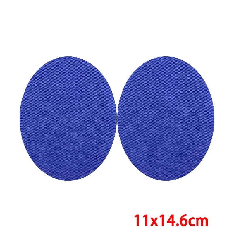 30 Farbe 2 stücke Ellbogen Patches Knie Applique Patch Jean Eisen auf Patch Reparatur Hosen Kleidung DIY Stoff Näh zubehör – Detail 32