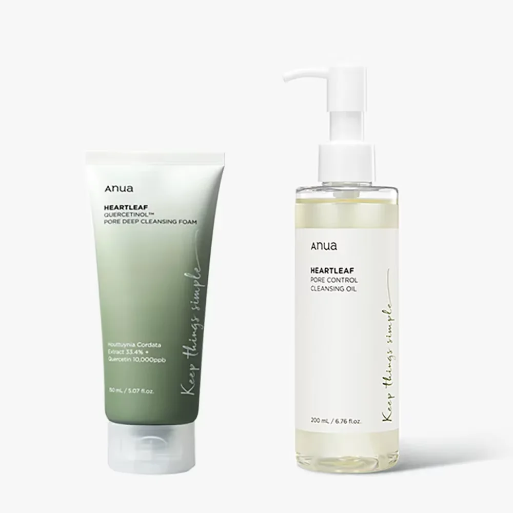 Korean Anua Skincare Products Heartleaf 77% Toner Pads Deep Cleaning Cleanser Fade Fine Lines Cream Peach Nicotinamide Essence