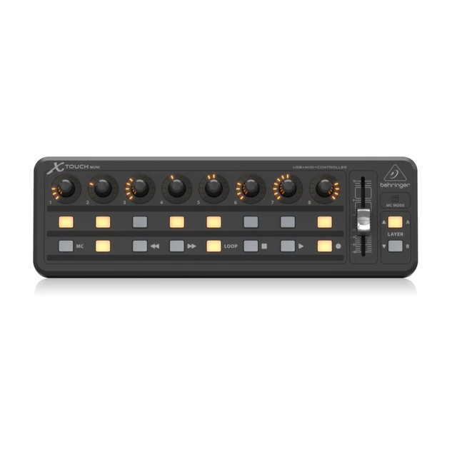 Paranafloden Illustrer Blodig Behringer X-touch Mini Universal Pocket Remote Control Built-in Usb Midi  Interface For Daws,instruments And Effects - Microphones - AliExpress