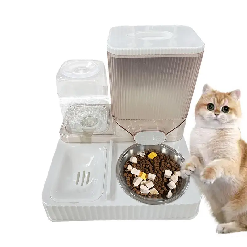 

Automatic Smart Cat Food Dispenser portable Cat Food Bowl Feeder Water Food Bowls For Dogs Puppies Kittens Cats Pet Supplies
