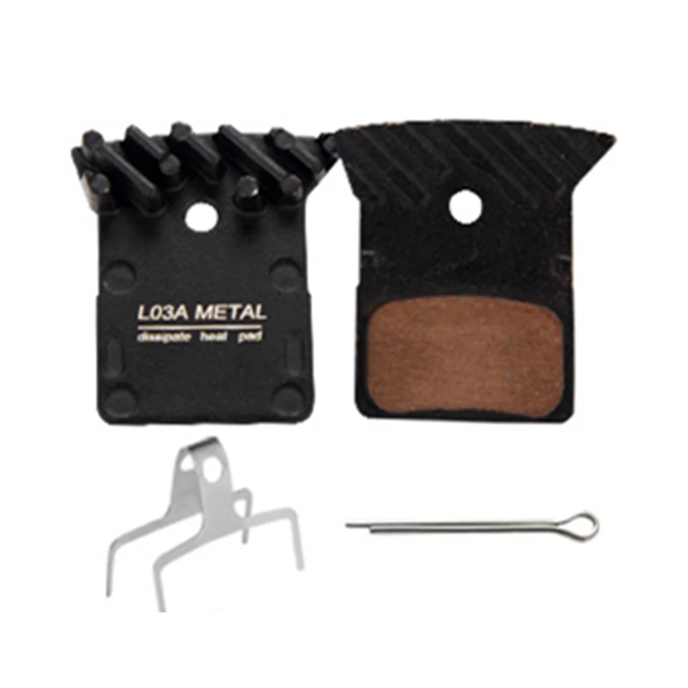 Disc Brake Pads Cycling Parts 1 Pair Accessories Cooling Fin Ice Tech L03A MTB