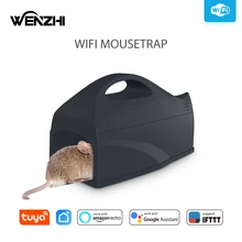 

Wifi Mouse Trap Rat Big Mice Db Killer Mousetrap Muizenval Emmer Val Bucket Cage Tuya Smart Life Alexa Google Home App Remote