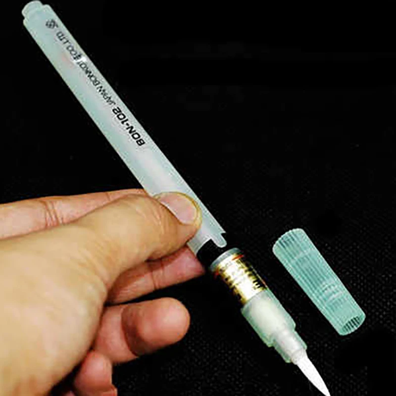 1PCS No Clean 102 Flux Pen, BGA Soldering Tool with Applicator Brush Head for Rosin Solder Paste