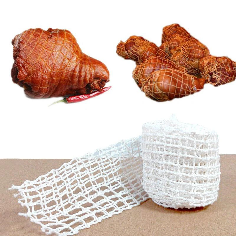 Kitchen Household Net Pocket Barbecued Pork Net Braided Hoof Loose Frame Rope Line Rope Set Elbow Cotton Accessories Net Set 5M