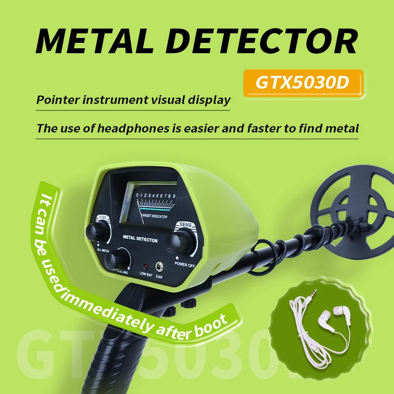 Metal-Detector-GTX-5030D-Portable-Lightweight-Underground-Pointer ...