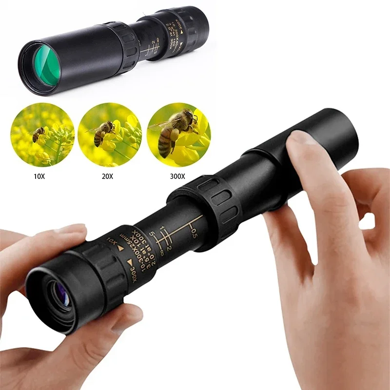 

Мощный бинокль 10-300X с зумом, профессиональный удаленный, HD, 4K, высокое качество BAK4-Prisms, портативный для кемпинга