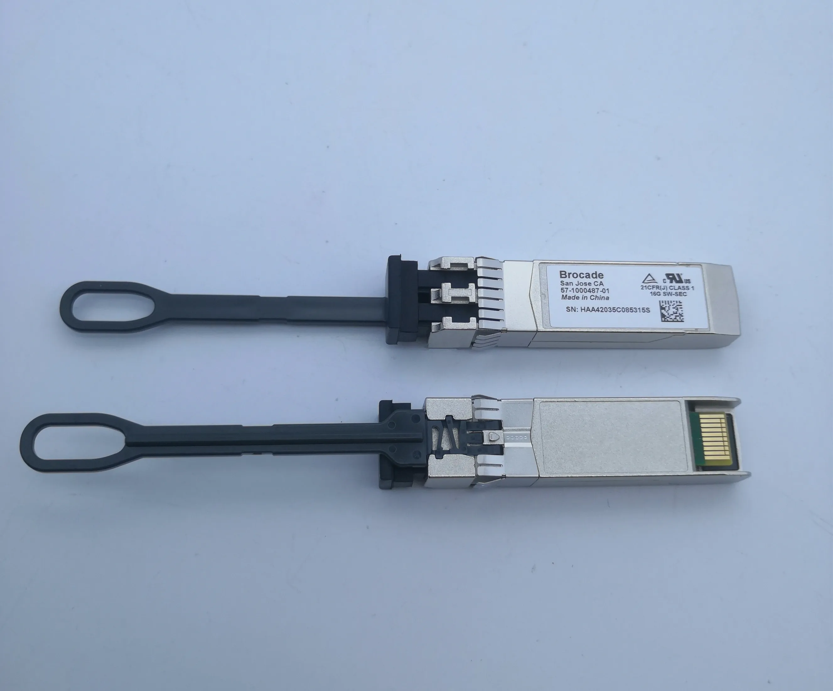 Brocade 57-1000487-01/SWL XBR-000192/193 16G-SW-SEC G610 16G FC SFP+ 850NM 100M Brocade 16g Fiber Optical Module/16g Transceiver