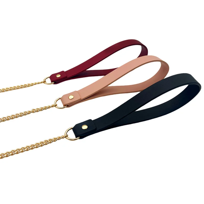 Genuine leatherTBuckle Collar NichesmProps Sexy Training Sex Product Bindingk9Traction Dog Leash Traction Tool