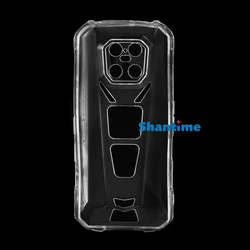 Shockproof TPU Rubber Protective Case - Flexible Shell Cover for Doogee V Max Play (Transparent)