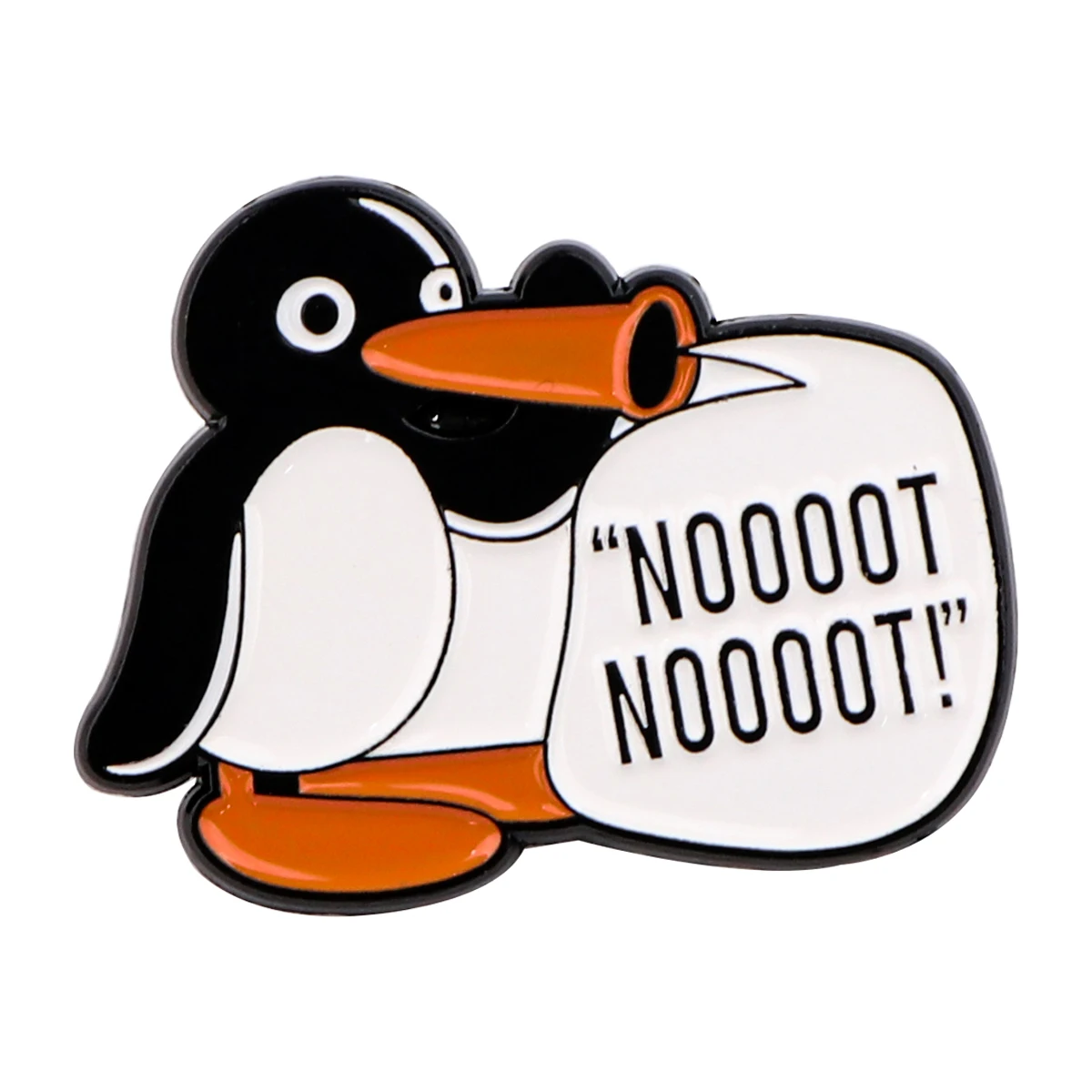 Niedliche Pinguin-Emaille-Anstecknadel, lustige Tier-Brosche, Anstecknadeln, Abzeichen auf Rucksack, Kleidung, Accessoires, Zitat, Schmuck, Freunde, Geschenke – Detail 6