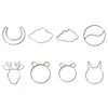 Dream Catcher Metal Hoops Irregular Cloud Animal Shape DIY Macrame Iron Ring 2