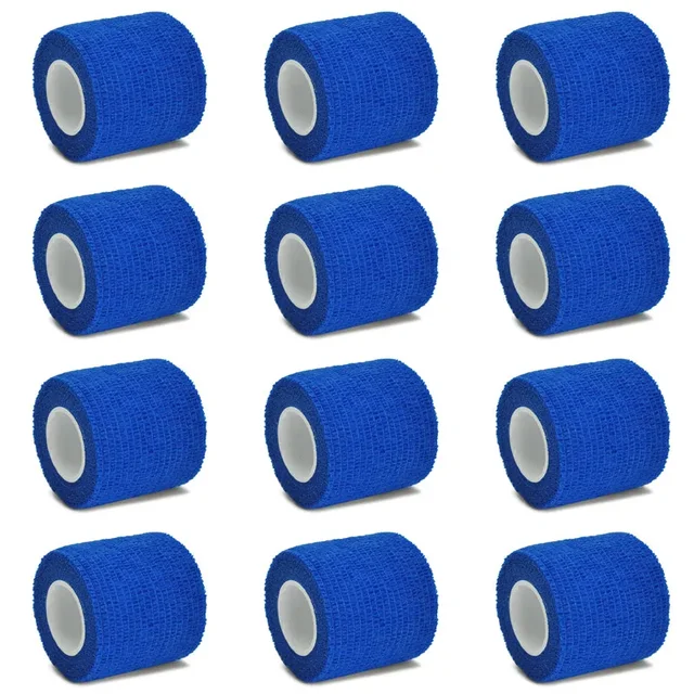 1/6/10/15pcs Multiple 4.8m Blue Sports Elastic Bandage Wrapping Straps, Used For Knee Support Pads, Fingers, And Knee Pads 6