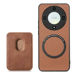 Custodia per telefoni in pelle di lusso con magnete 2-in-1 staccabile per carte