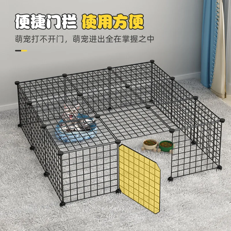 

Pet Fence, Dog Fence, Indoor Blocking, Dog And Cat Door Fence, Cage, Iron Mesh Fence, Anti Escape Isolation Door Net
