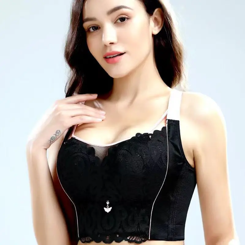 Push Up Bra Underwear Women Wire Free Lingerie Sexy Lace Bra Plus Size Bras Fashion Thin Bras for Women Tops Women Clothing Bra