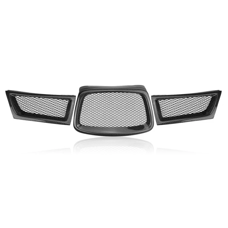 

Carbon Fiber Car Front Bumper Lower Mesh Grill Cover For Subaru Impreza 9Th 2006 2007 WRX STI