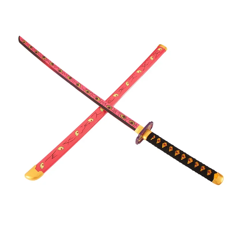 104cm Kokushibo Nichirin Blade Demon Slayer Anime Weapon Sword Model Wooden Samurai Sword Royal Katana for Cosplay Toys for Boys 6