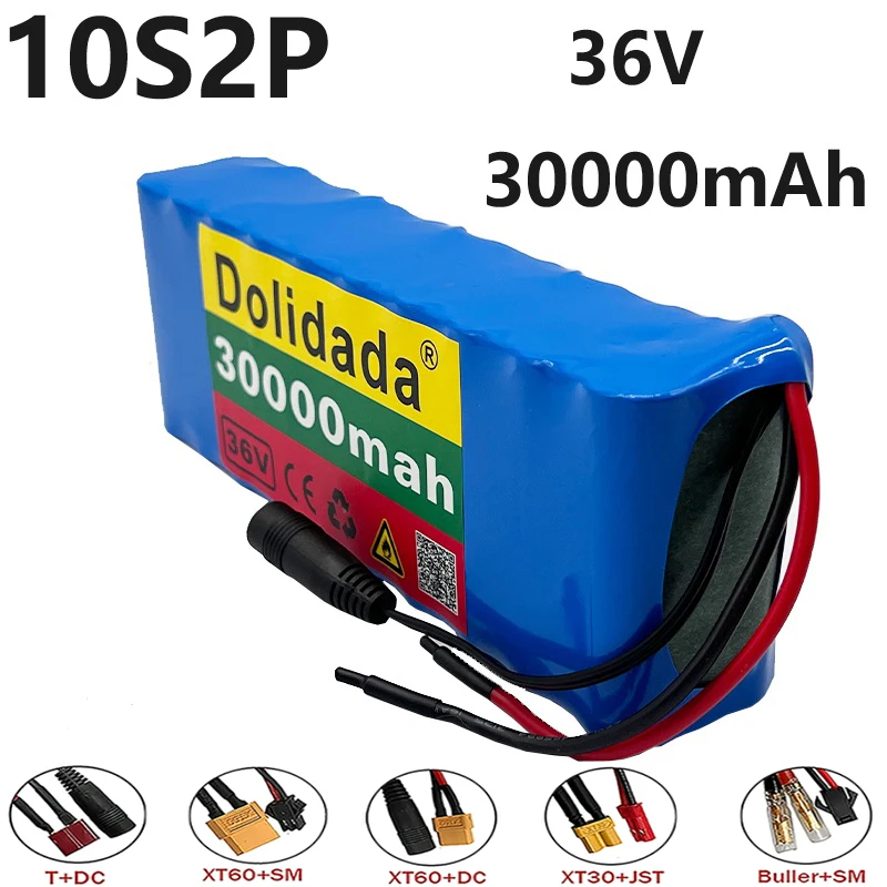 

Air Express 10S2P 36V 30000mAh 18650 Lithium-ion Rechargeable Battery Pack for Scooters, Balance Bikes, Electric Bicycles,Etc