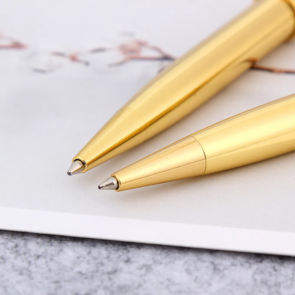 Luxury Custom Logo Gold Metal Ballpoint Pen Business Personal Gift Pen ...