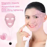 3D Silicone Facial Mask Electric EMS V Shaped Face Massager Magnet Massage Face Lifting Slimming Face SPA Beauty Skin Care Tool 2