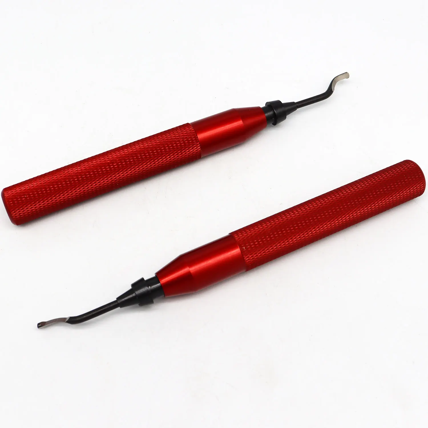 Deburring Tool 1 Extra High Speed Steel Swivel Blades 360 Degree Rotary Head Deburring Tool for Metal Aluminum Copper deburring tool
