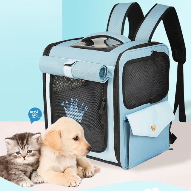 어깨 감압 고양이 캐리어 편리한 아웃 고양이 바구니