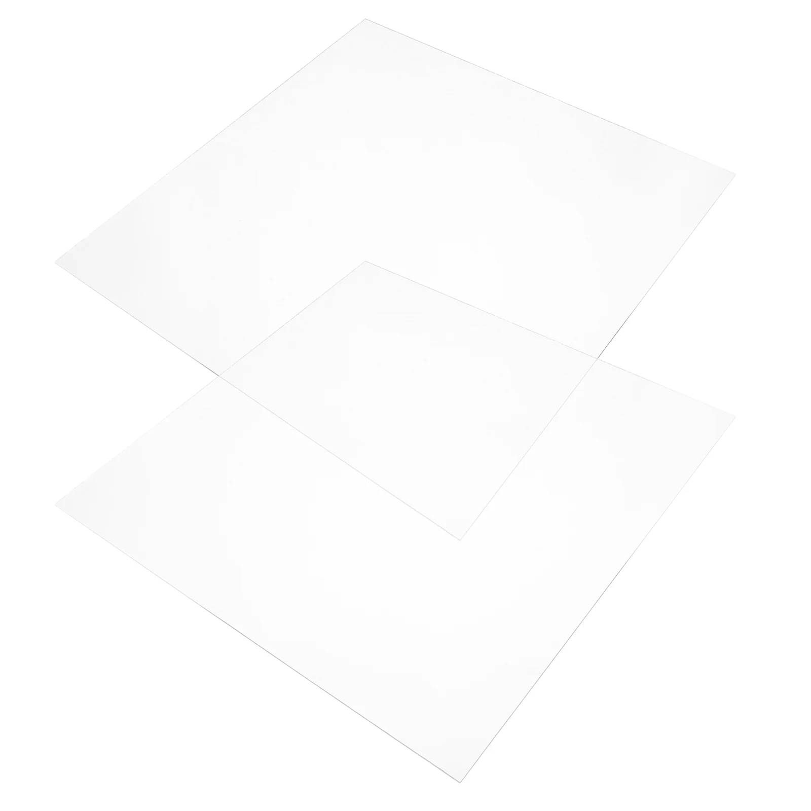 

2pcs Clear Acrylic Sheets DIY Acrylic Sheet Panels Transparent Acrylic Board for Display Box