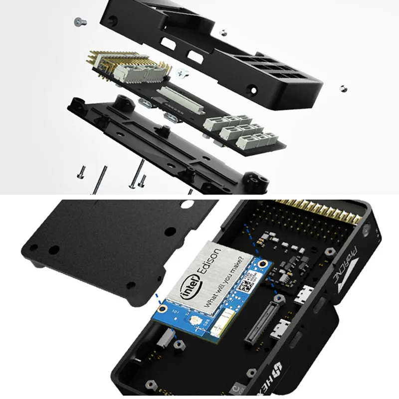 HEX herstar Pixhawk2 developer kit Intel Edison onboard GPS module PIX2 open source flight control.