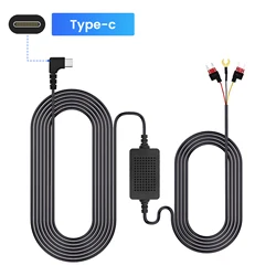 Universal Car Dash Cam Hardwire Cable Kit with USB Interface Charger (TYPE-C)