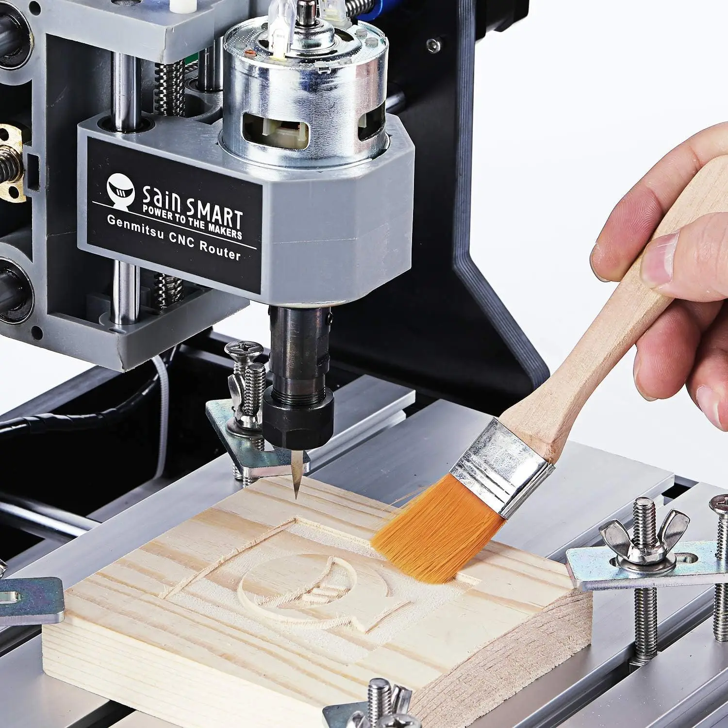 3018-PRO CNC Router Kit with GRBL Control for 3-Axis Engraving and Milling in Plastic, Acrylic, PCB, PVC, and Wood