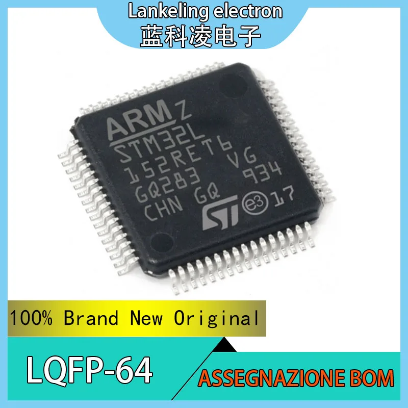 

STM32L152RET6 STM STM32L STM32L152 STM32L152RE STM32L152RET 100% Brand New Original MCU LQFP-64 Chip IC