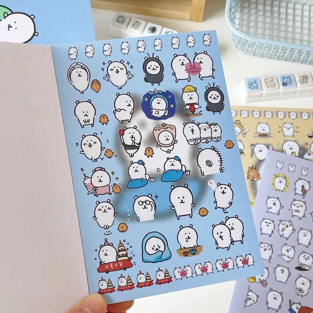 Cartoon Scrapbook Sticker Pack: 30 Pages of DIY Decor