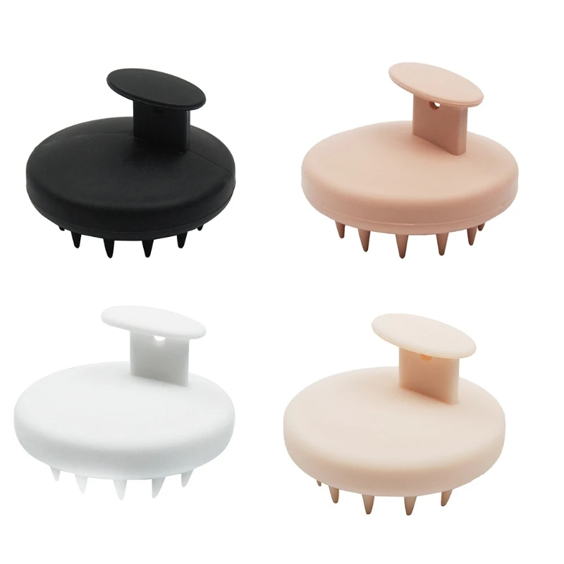 

Массажер для головы Q1QD с силиконовой щетиной, щетка для влажного и сухого массажа головы, ручной скребок, отшелушивающий, удаляет перхоть