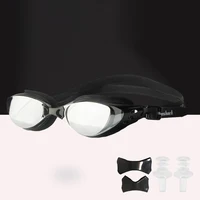 Men Women Silicone Electroplate Plating Swimming Glasses Anti Fog UV Protection Swim Goggles Waterproof Eyewear Without Box 1