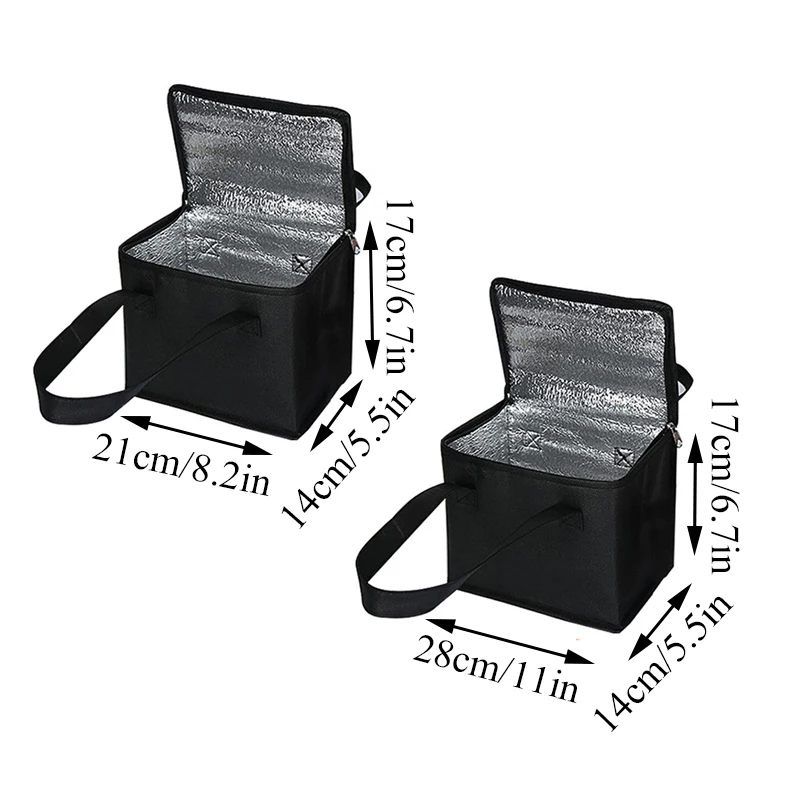 Lunch Bag Cooler Bag Portable Lunch Cooler Bag Folding Insulation Picnic Ice Pack Food Thermal Bag Drink Carrier Insulated Bags Beer Delivery