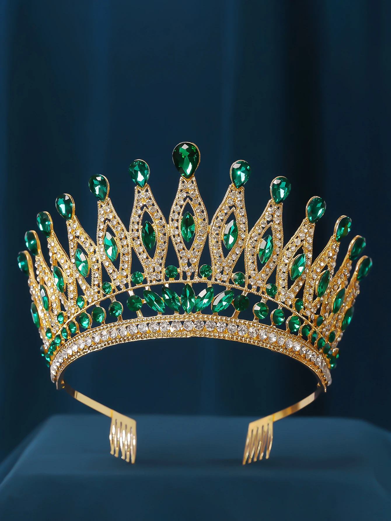 Couronne Princesse Fille Diadème Princesse Fille - Couronne Cristal Strass - Cœur Acrylique Diamant - Fête Anniversaire Bijou Tête Fête Enfant