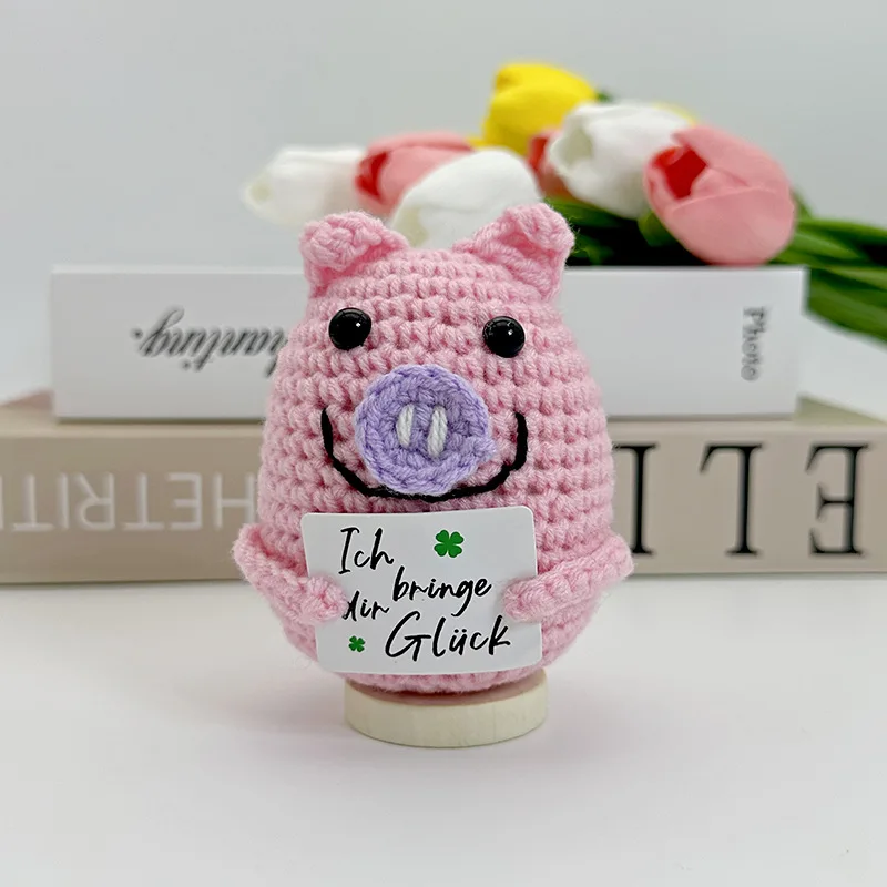 Funny Positive Crochet Sunshine Doll Desktop Ornament Handmade Cheer Emotional Support Positive Sun with Card Home Party Decor 19 S53585eb2d0e142a68e22c48e0f3845cfp