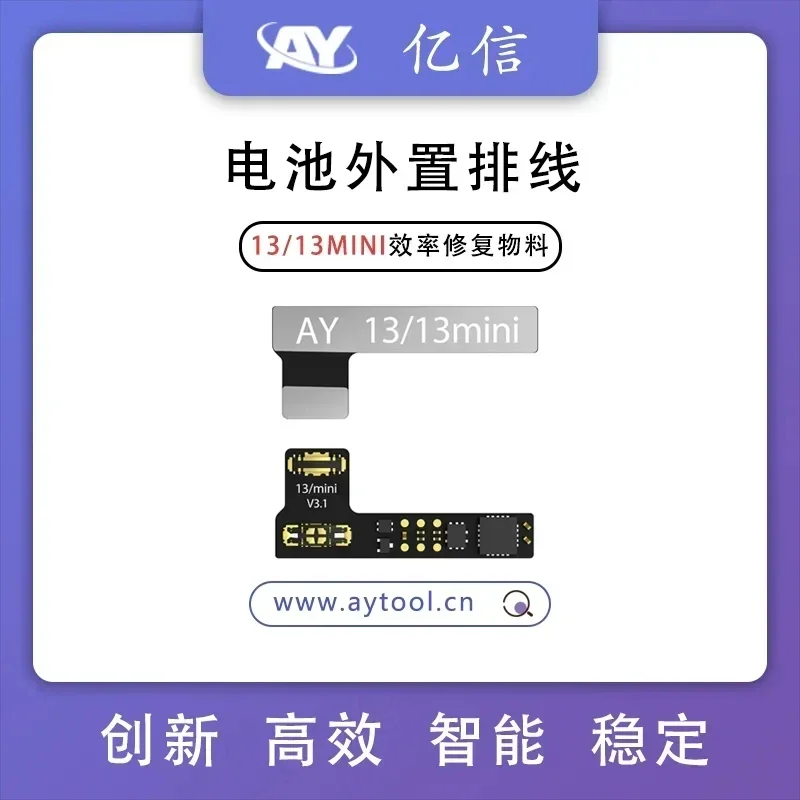 AY A108 배터리 수리 보드 iPhone 11 12 13 14 Pro Max 용 플렉스 케이블 비 배터리 경고 건강 수리 배터리 팝업