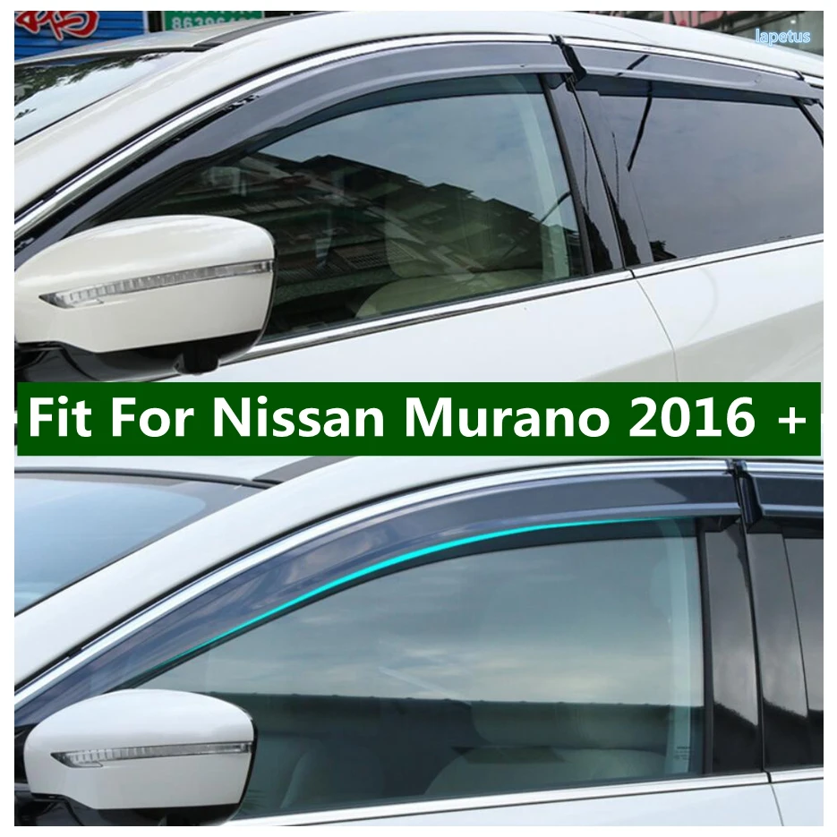 

Lapetus External Spare Parts For Nissan Murano 2016 - 2021 Car Exterior Window Visor Sun Guard Rainshield Protector Cover 4PCS