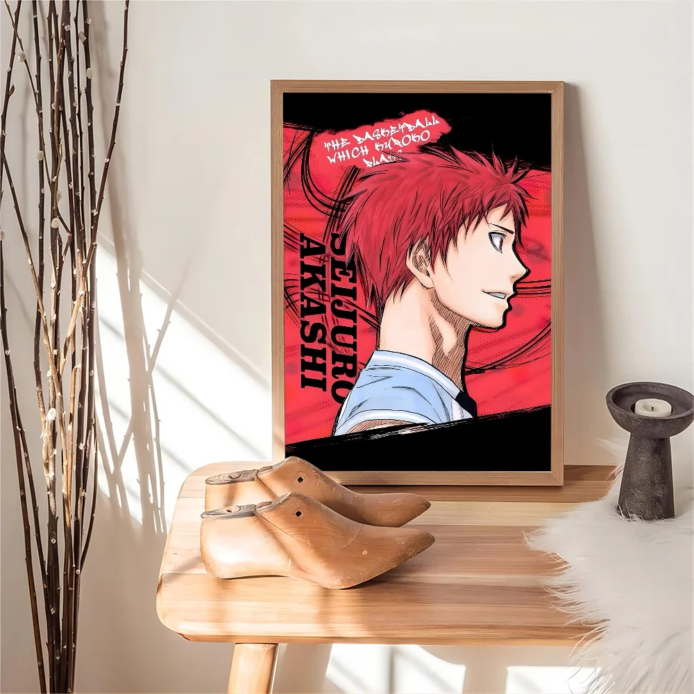Anime Akashi Seijuro 빈티지 포스터 끈적 레트로 크래프트 종이 스티커 DIY 룸 바 카페 카와이 룸 장식