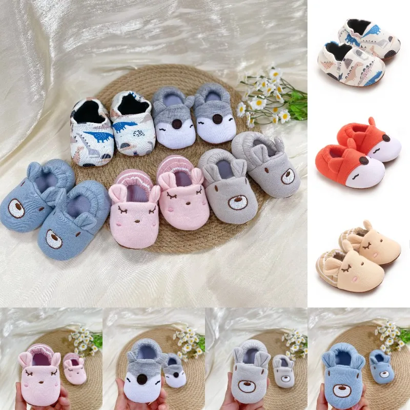 Baby Socks Shoes Cute Cartoon Children Boys Girls Soft Sole Floor Sports Preschool First Step