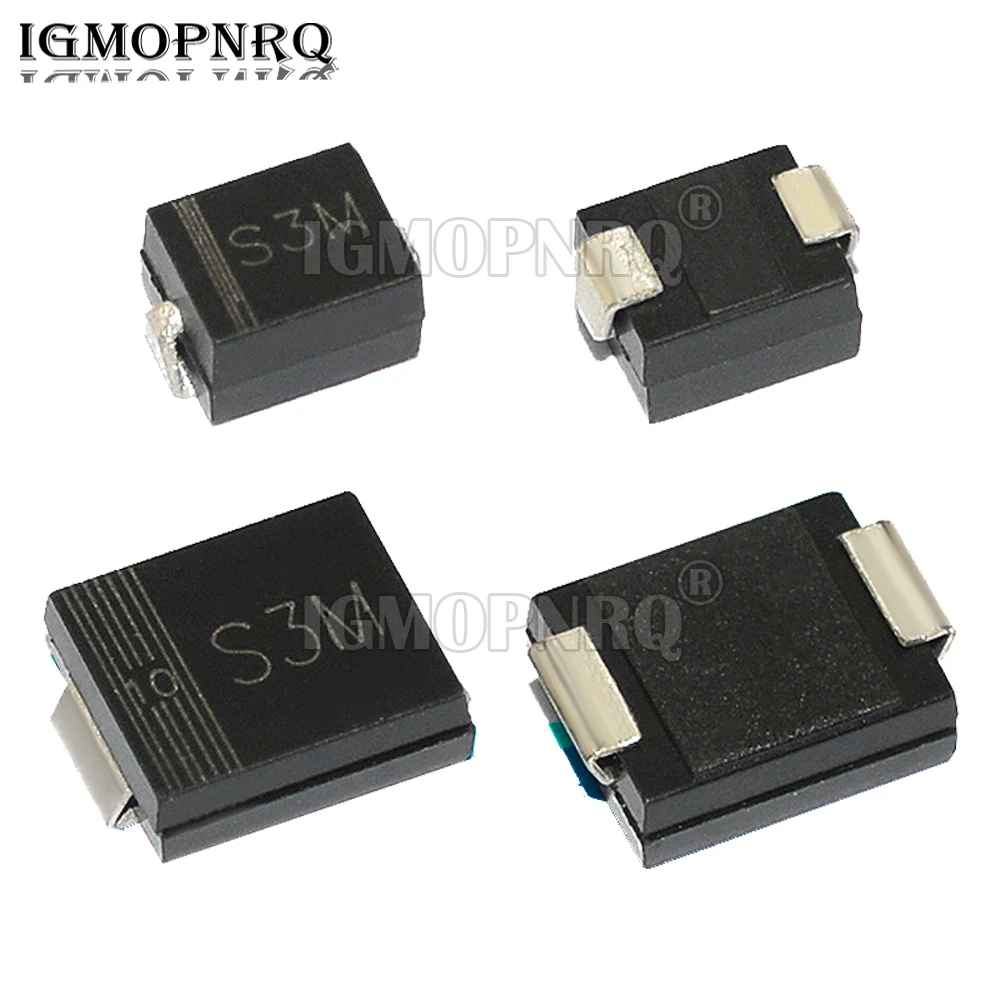 50 pz diodo Schottky SMB SS24 SS26 SS34 SS54 SS56 SMC SS34 SS54 SS56 diodi SMD - immagine 2