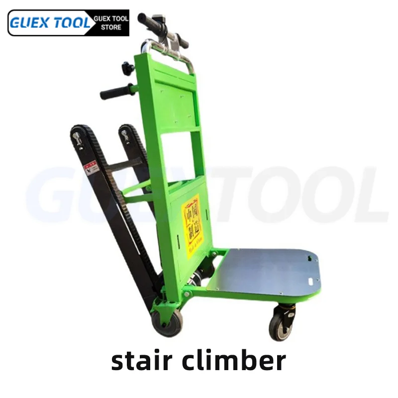 

120kg Electric Stair Climbing Car, Hand Trolley Climbing Cart Crawler-type Up Foldable stair machine crawler climbing stairs